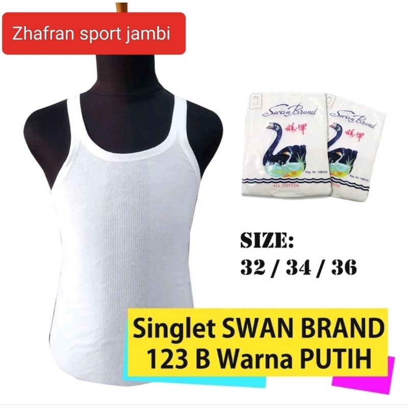 Jual Singlet Kaos Dalam Pria Swan Brand Garis | Shopee Indonesia