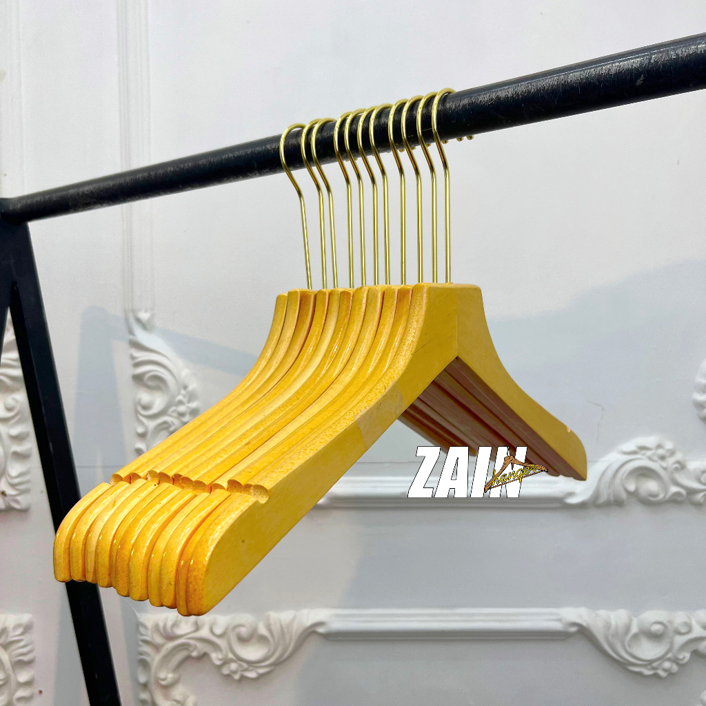 Jual BERBAGAI JENIS HANGER KAYU PREMIUM | Shopee Indonesia