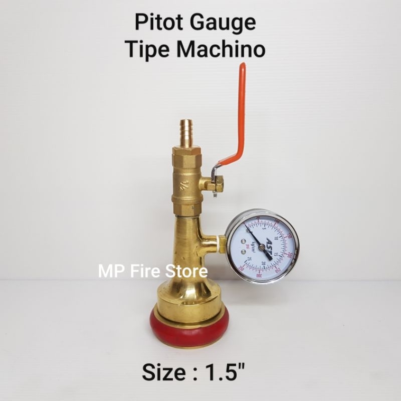 Jual FIRE PITOT GAUGE 1.5 in TEST PRESSURE HYDRANT MACHINO KUNINGAN ...