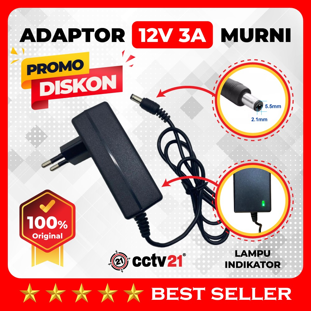 Jual Power Supply Adaptor Adapter Dc V A Murni Harga Untuk Jual Lagi Promo Cctv