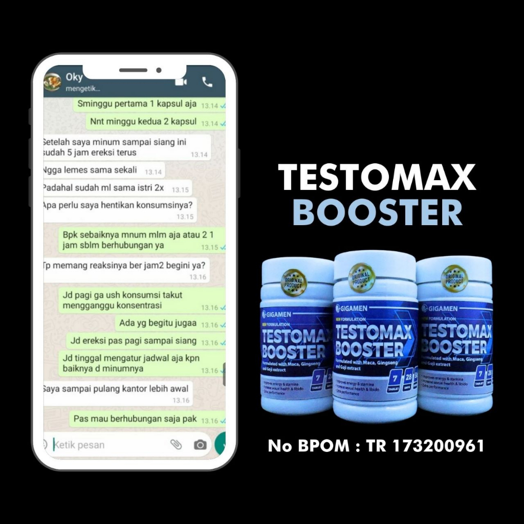 Jual TESTOMAX BOOSTER ISI 30 KAPSUL | Shopee Indonesia