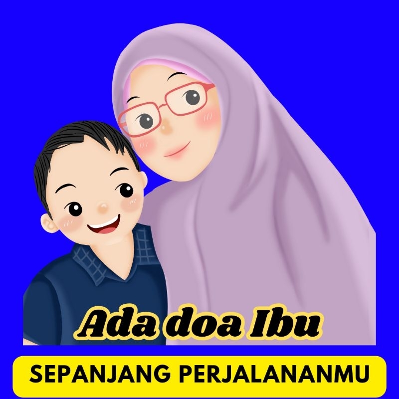 Jual Stiker Vynil Slogan Doa Ibu Sepanjang Jalan - Stiker Tempel Logo ...