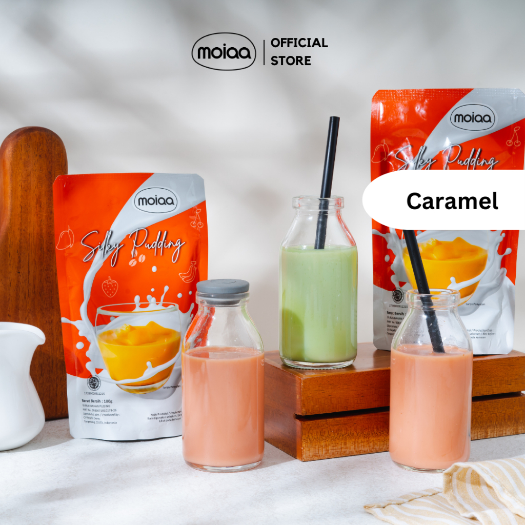 Jual MOIAA Silky Pudding MOIAA Caramel Puding Caramel / Puding Lembut / Makanan Instan