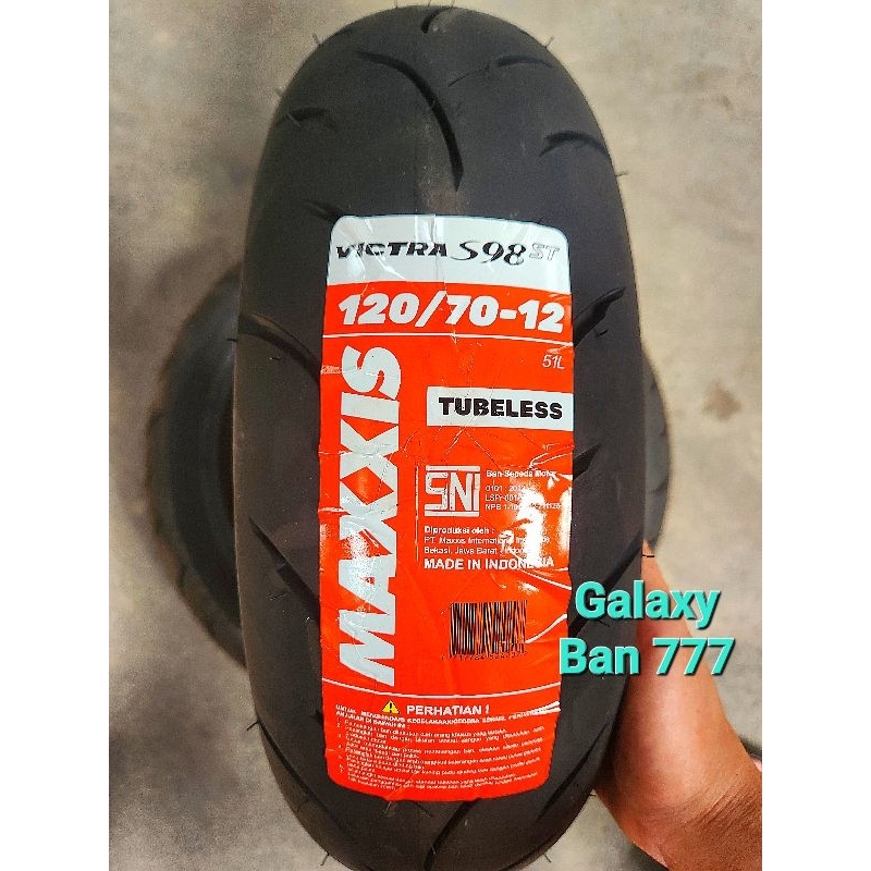 Jual Ban Motor Maxxis Victra Tubeless Ban Vespa Shopee