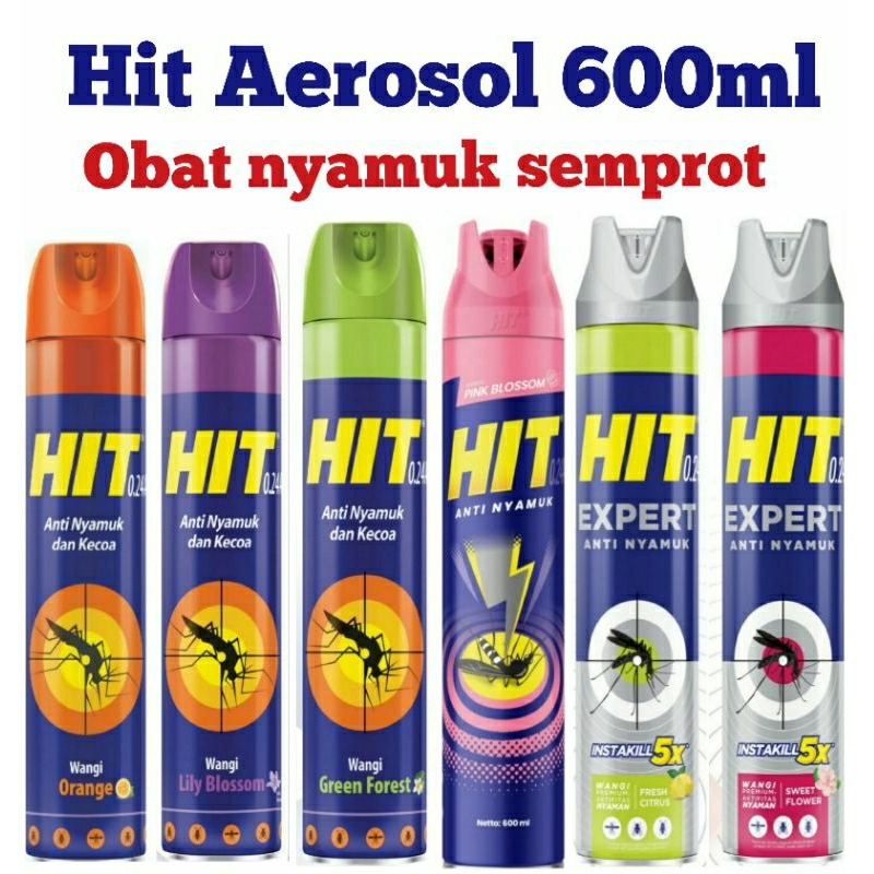 Jual Hit Aerosol 600ml Obat Nyamuk Spray Hit Anti Nyamuk Dan Kecoa Kemasan Ekonomis Shopee 1447