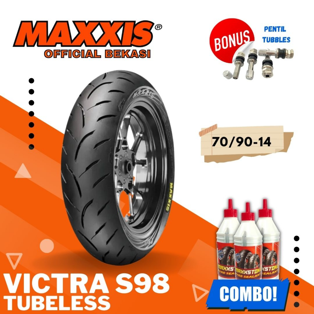 Jual MAXXIS VICTRA 70 / 90 - 14 / BAN MAXXIS 70/90-14 / 70-90-14 ...