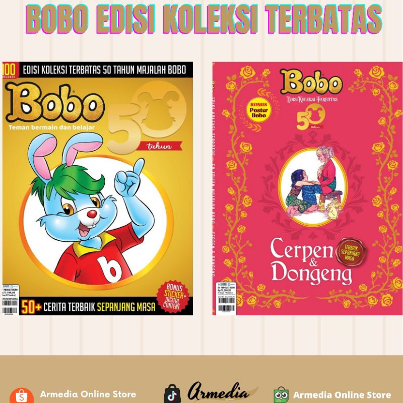 Jual Majalah Bobo Edisi Koleksi Terbatas 50 Tahun Majalah Bobo Shopee Indonesia