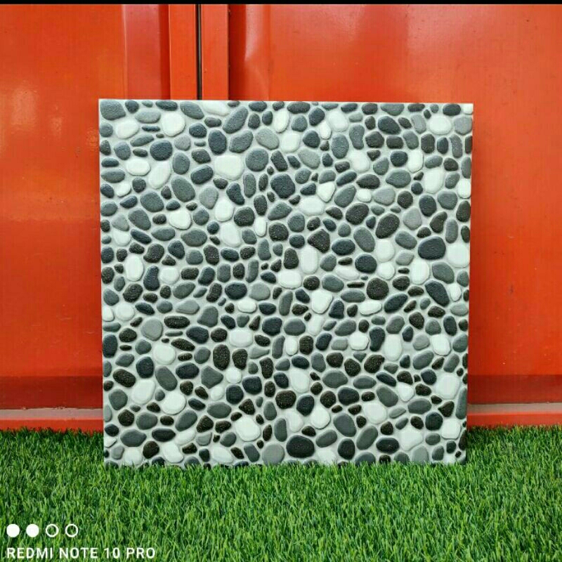 Jual keramik lantai 40x40/motif batu timbul | Shopee Indonesia