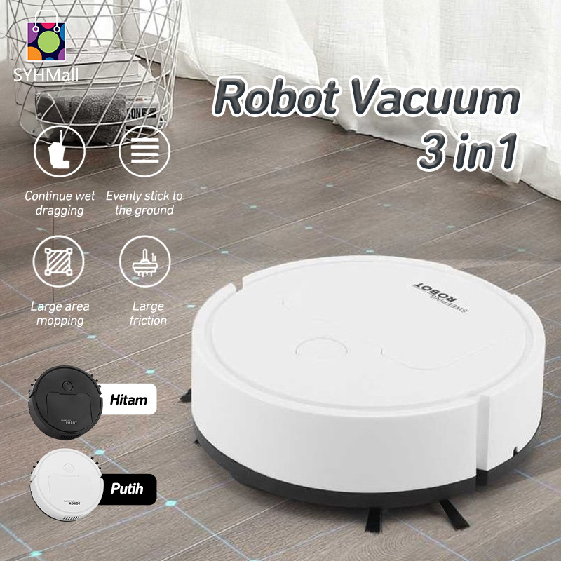 Jual SYH Mall SMART SWEEPING ROBOT 3 IN 1 SAPU PENYEDOT DEBU PEL