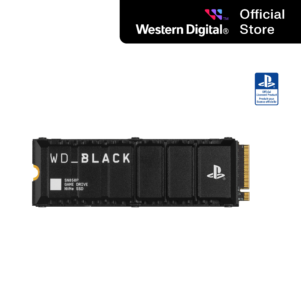 Jual SSD WD Black SN850P 2TB NVMe HEATSINK Works With PlayStation 5 Or ...