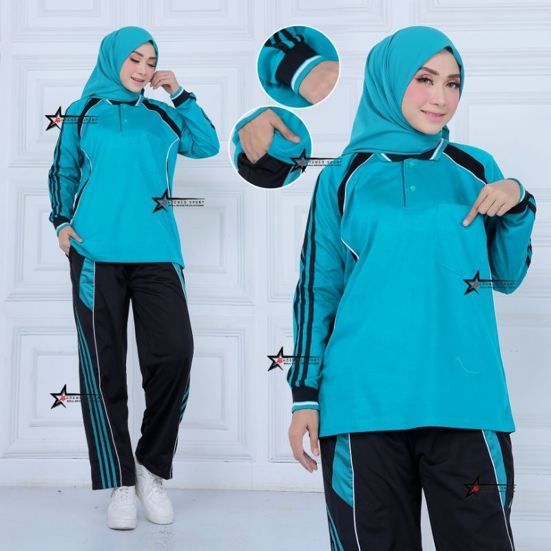 Jual Setelan Baju Olahraga wanita dan Pria / Seragam Kaos Training