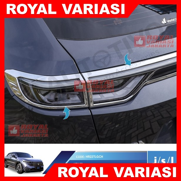 Jual Garnish List Lampu Belakang Chrome Crom Honda Hrv Hr V On Activo Shopee Indonesia