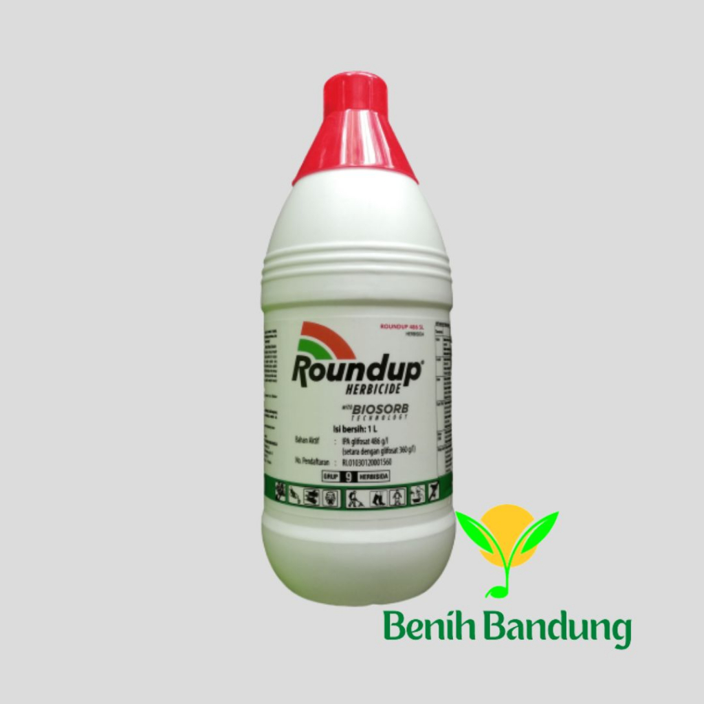 Jual Herbisida Roundup Biosorb 486 Sl Pembasmi Rumput Sistemik 1 Liter