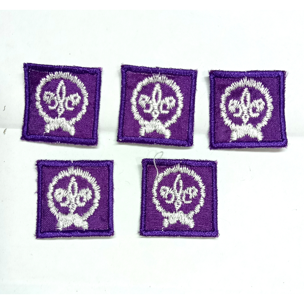 Jual 5x tanda pandu dunia pramuka putra / lambang pramuka putra / tanda
