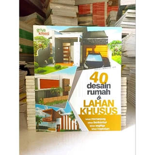 ( PROMO BUKU MURAH ORIGINAL ) BUKU DESAIN RUMAH / 40 DESAIN RUMAH DI LAHAN KHUSUS / YOSICA MARIANA, DKK. / KITCHEN SET / DISAIN RUMAH / DESAIN RUANG TAMU / DESAIN DAPUR