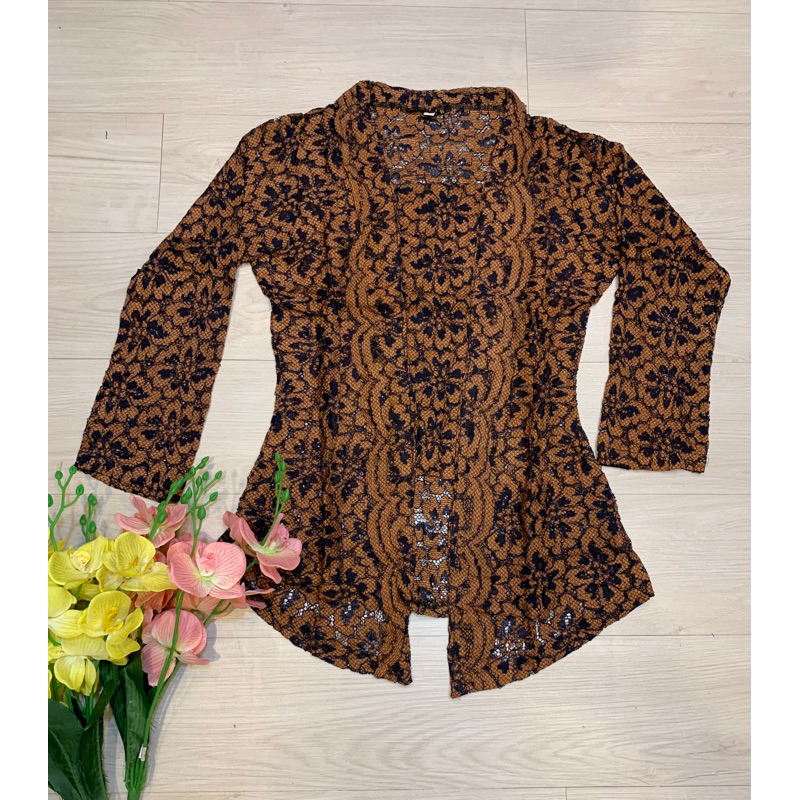 Jual kebaya katun/brokart/kebaya jadi/kebaya lengan panjang /atasan