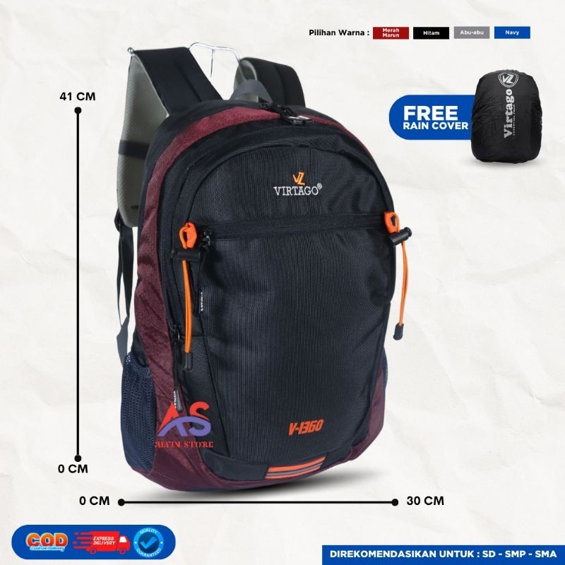 Jual Tas Ransel Virtago Terbaru | Tas Ransel Sport Casual | Tas Sekolah ...
