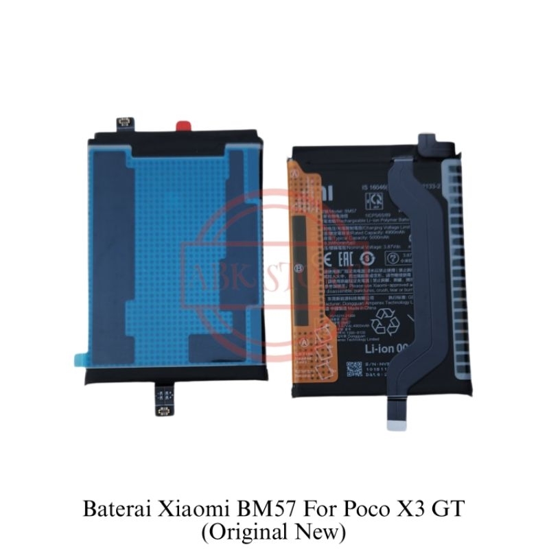 Jual BATERAI BATTERY XIAOMI POCO X3 GT BM57 BATRE ORIGINAL 100% ...