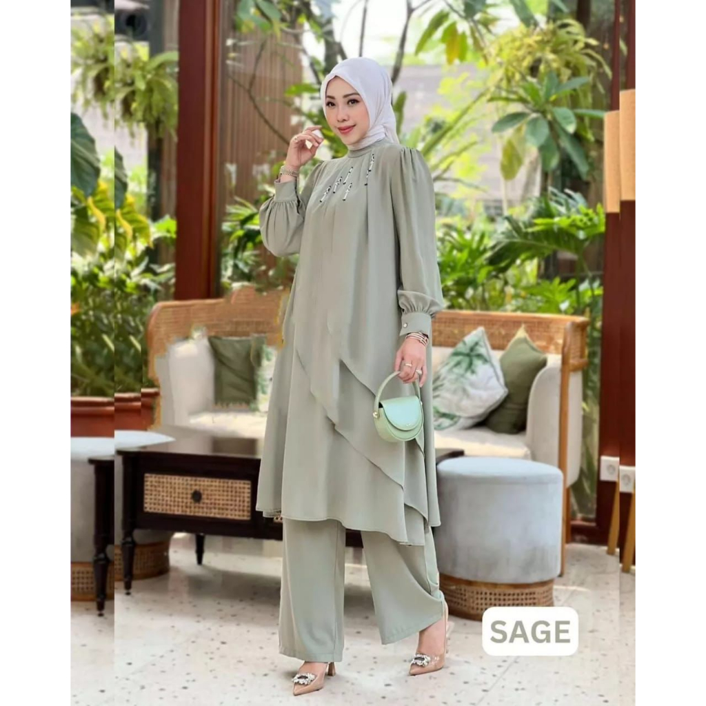 Jual Setelan Wanita Jumbo Oversize Ld Model Terbaru Dafiya Set