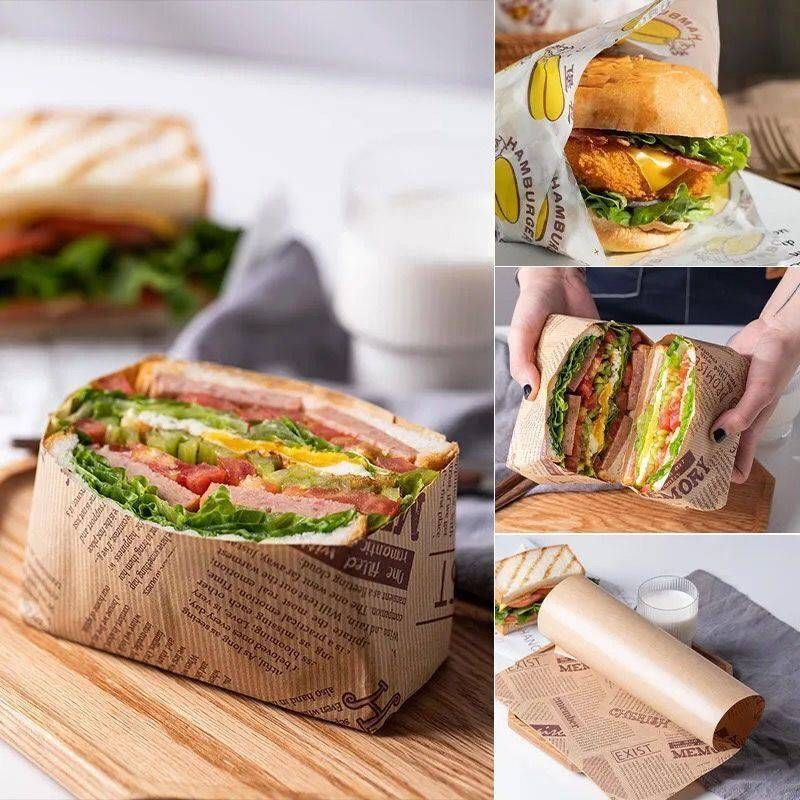 Jual 25Lembar Kertas Roti Motif 28x38cm Wax Paper Baking Paper Motif ...