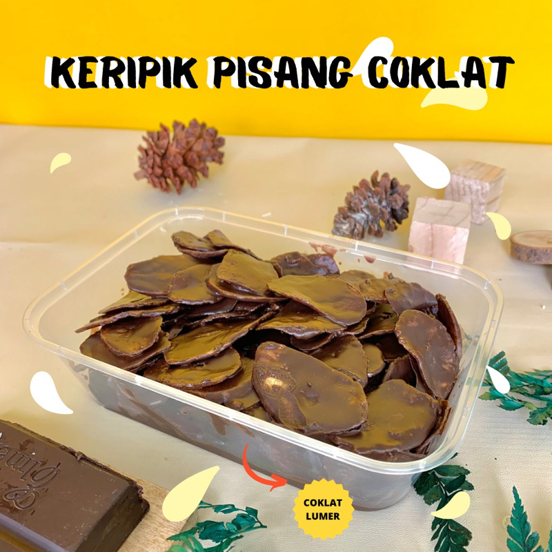 Jual Keripik Pisang Coklat Lumer 250gr Shopee Indonesia