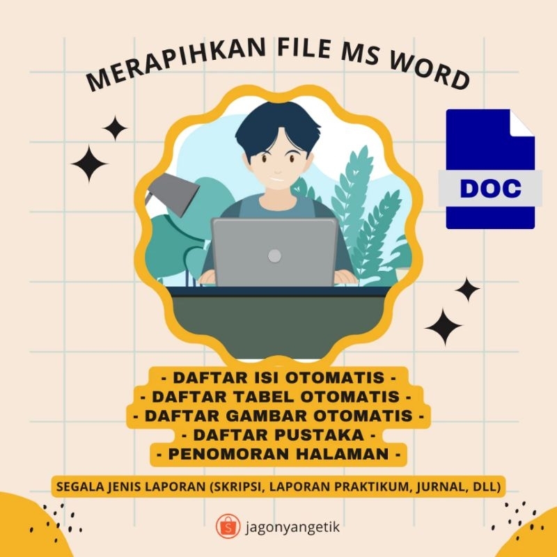 Jual Merapihkan File MS Word | File LAPORAN, JURNAL, DLL | Daftar Isi ...