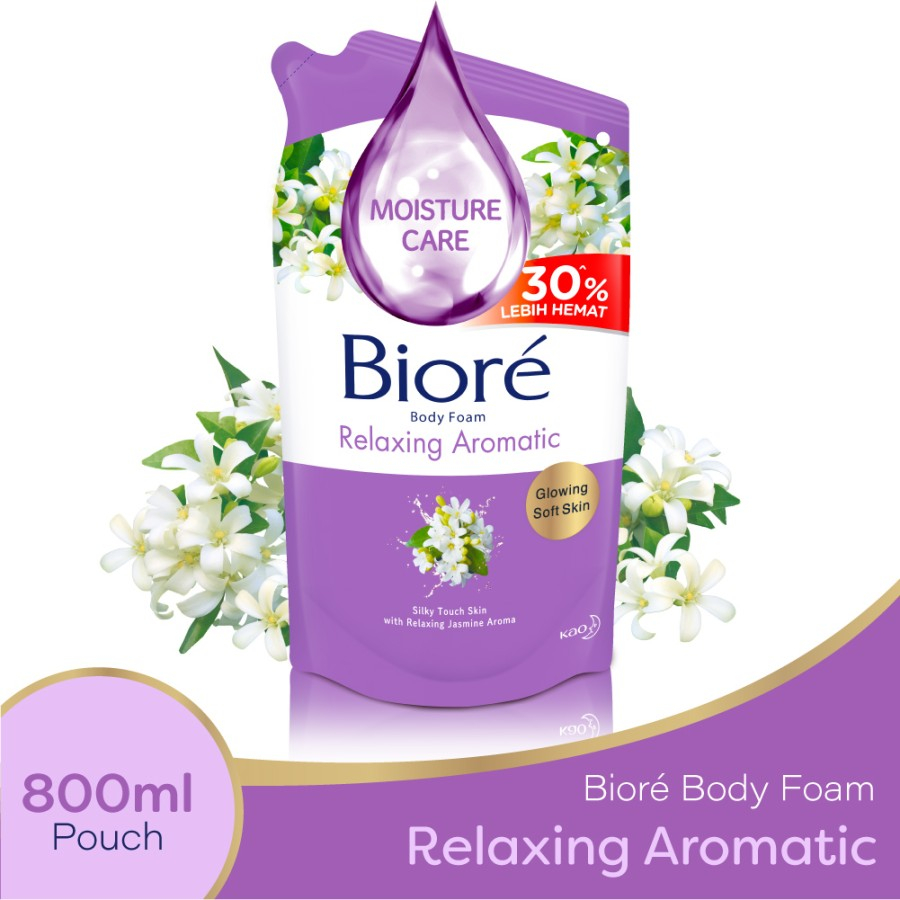 Biore Beauty Sabun Mandi Cair Relaxing Aromatic Refill 800 ml