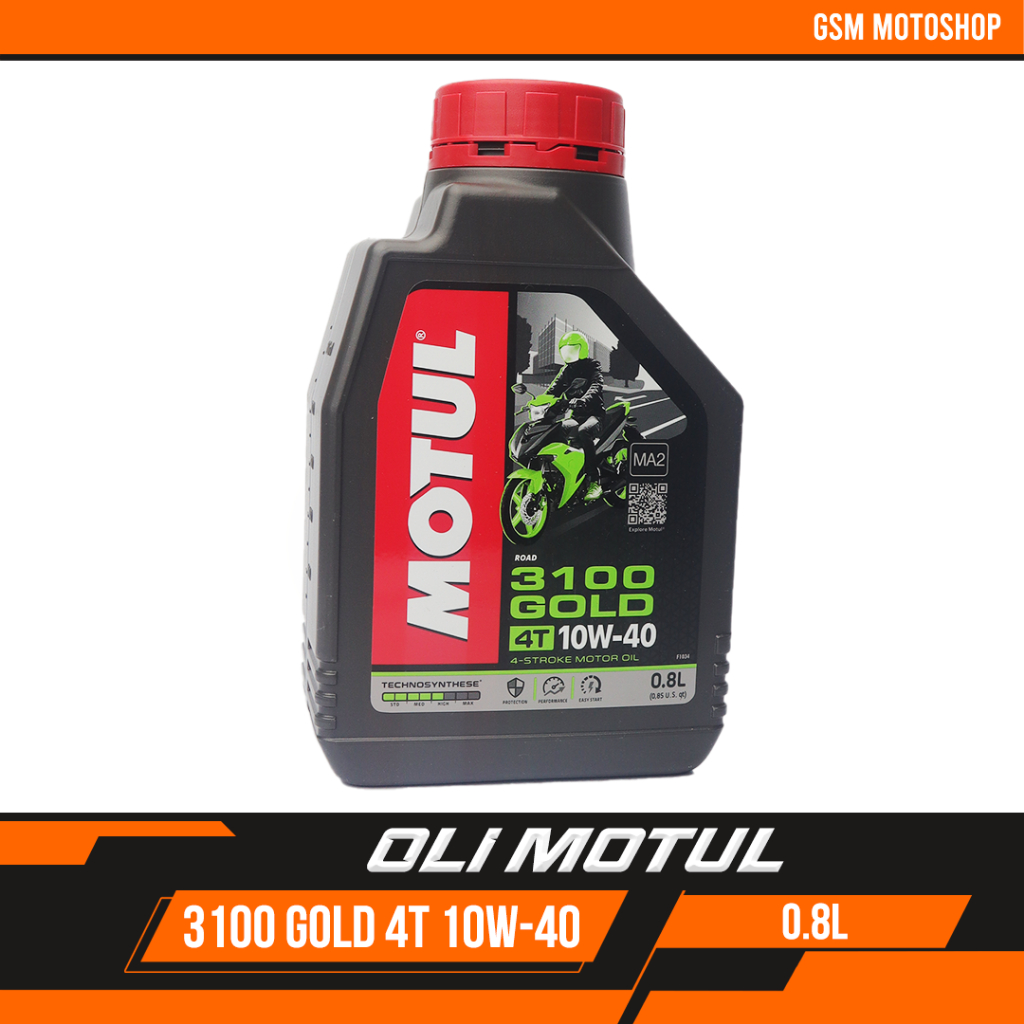 Jual Oli Motul 3100 Gold 4T 10W - 40 0.8L / Oli Mesin 3100 Jual Oli Motul 3100 Gold 4T 10W - 40 0.8L / Oli Mesin 3100