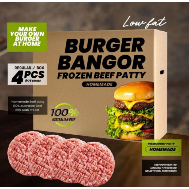Jual PAKET BEEF PATTY PREMIUM HOMEMADE + ROTI BURGER MURAH | Shopee ...