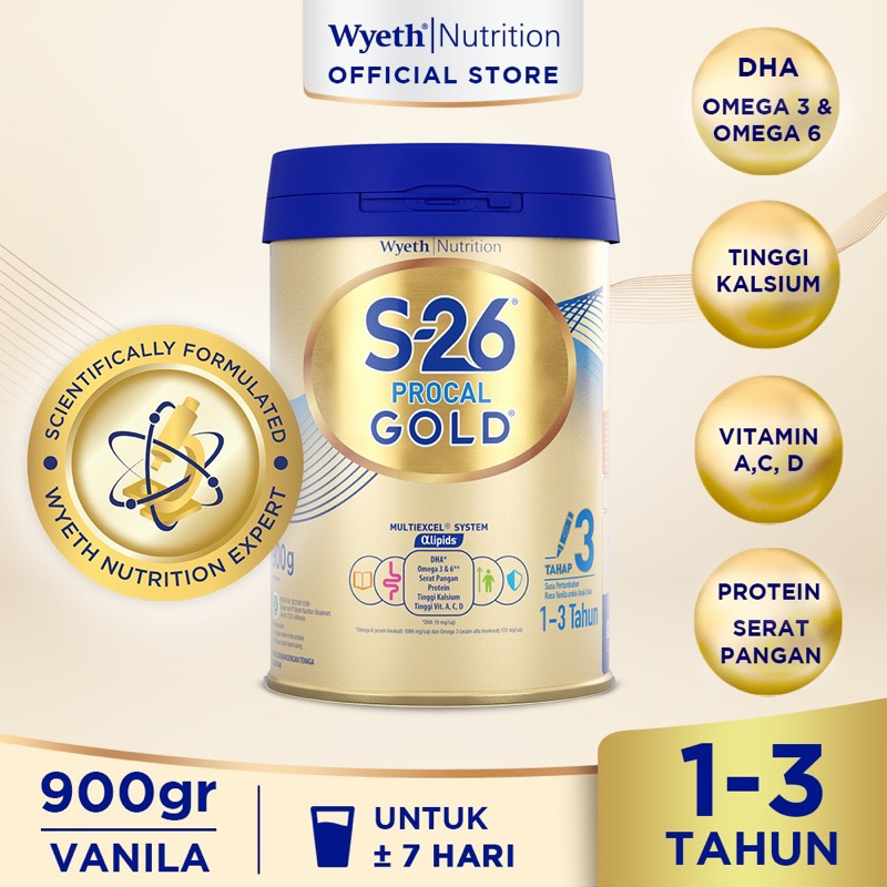 Jual S-26 PROCAL GOLD | TAHAP 3 | 900GR | Shopee Indonesia