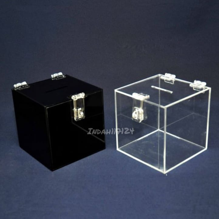 Jual KOTAK MASJID 12x12x12cm / AKRILIK BOX | Shopee Indonesia