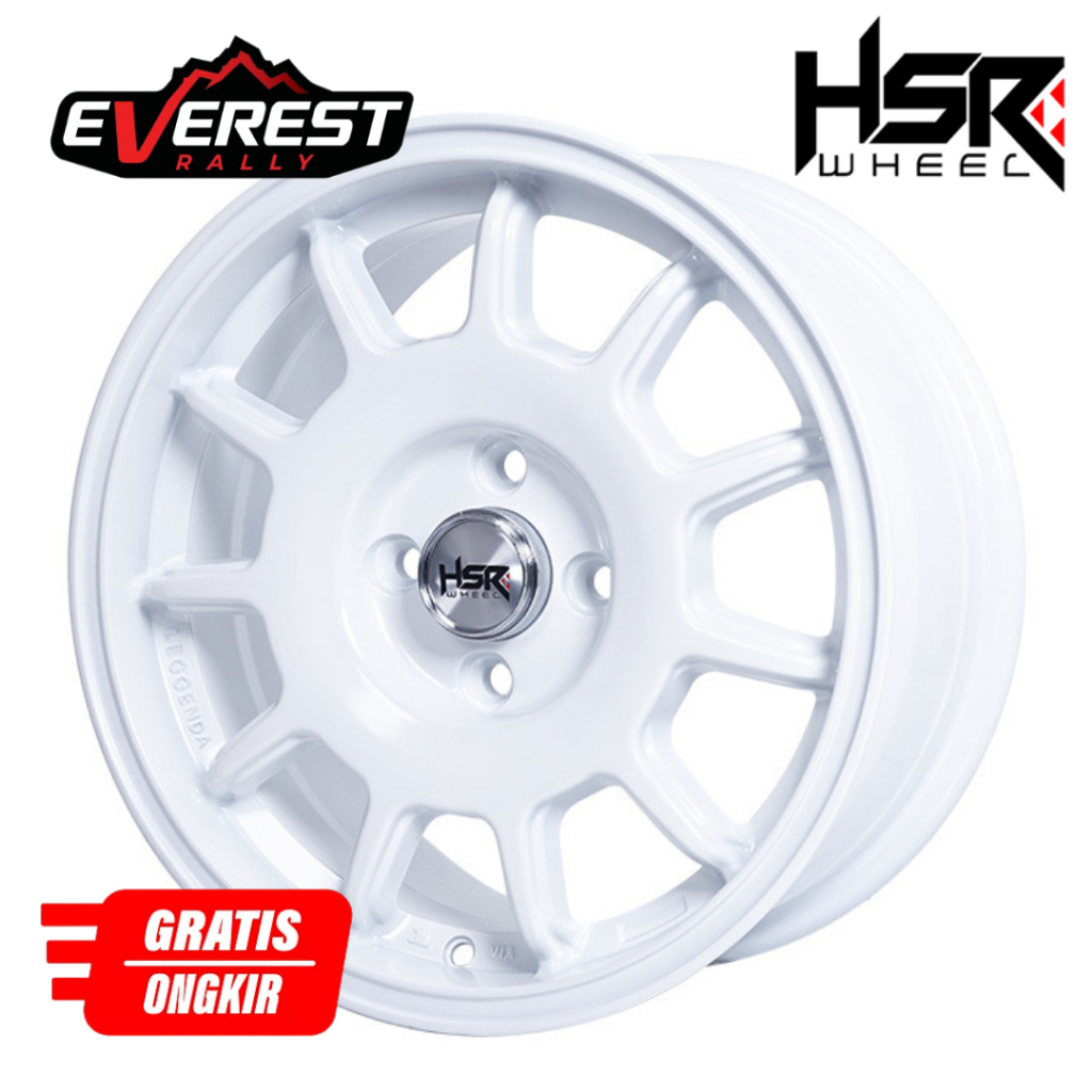 Jual Paket Velg+Ban velg Racing Ring 15 Putih HSR Tochigi R15 Lebar 7 ...