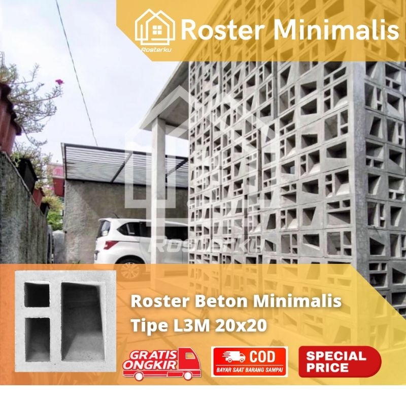 Jual ROSTER MINIMALIS BETON TIPE L3M | Shopee Indonesia