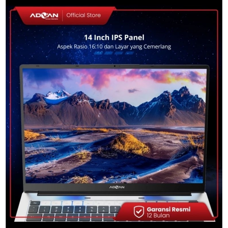 Jual NOTEBOOK LAPTOP ADVAN WORKPLUS AMD Ryzen 5 6600H 14