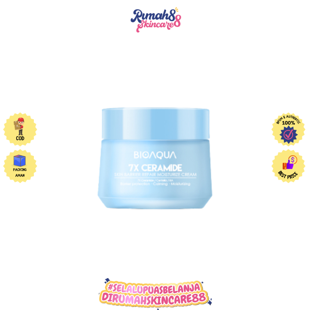 Jual RSC 88 - BIOAQUA 7X Ceramide Skin Barrier Moisturizer Cream 50gr ...