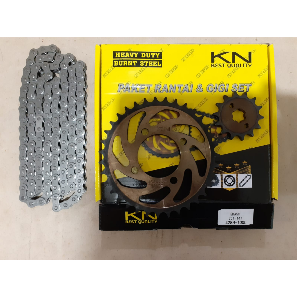 Jual Gear set Gearset Gir Paket Rantai Smash 35T / 14T - 100L Bisa ...