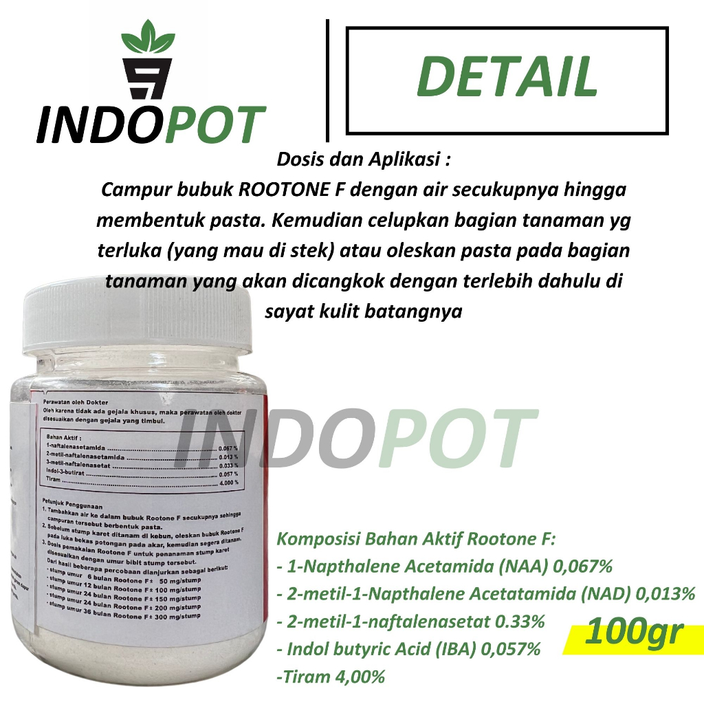 Jual ROOTONE F - Hormon Akar - Cangkok - Pupuk Akar | Shopee Indonesia
