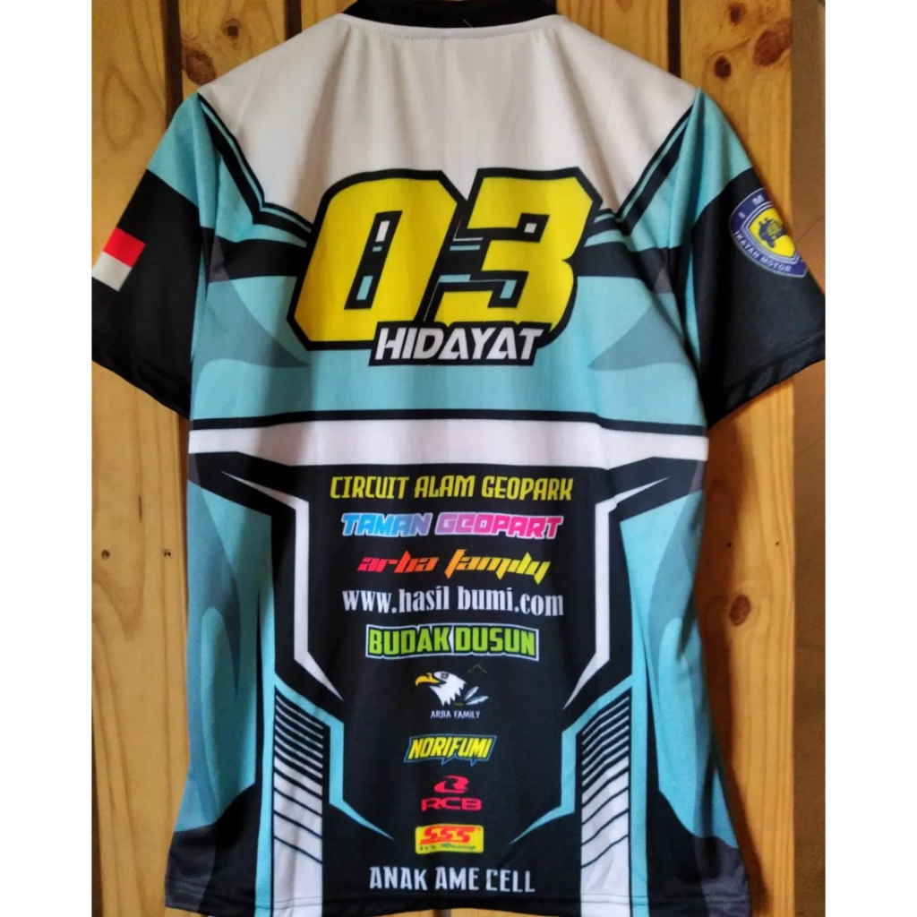 Jual Jersey Racing Kerah Keren Simple ( Custom Nama - Nomer ) | Shopee ...