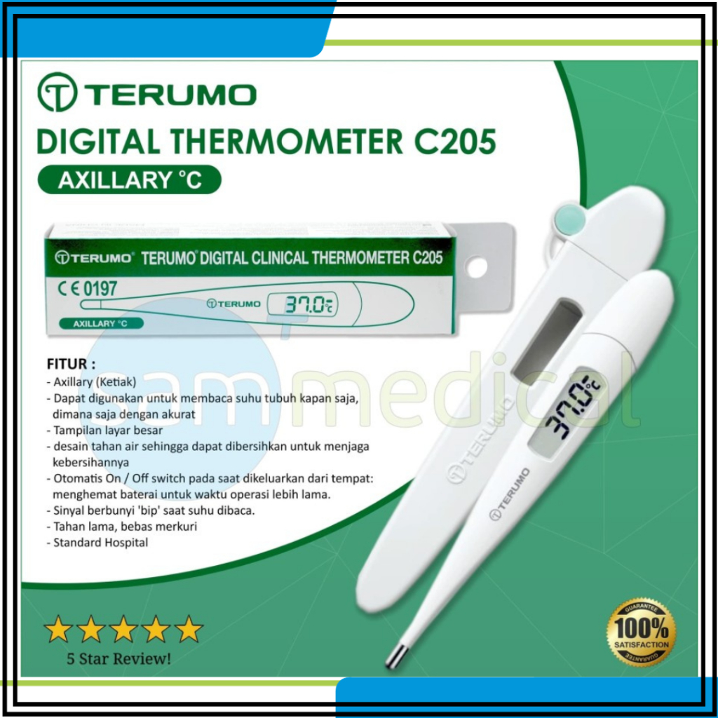 Jual Terumo Termometer Digital / Thermometer C205 Shopee Indonesia