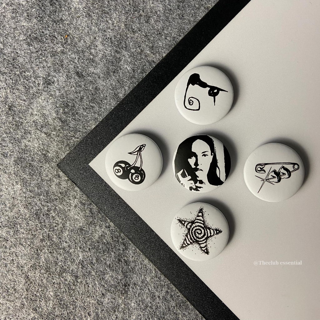 Jual Theclub Pin Button Aesthetic 32mm Bros | Shopee Indonesia