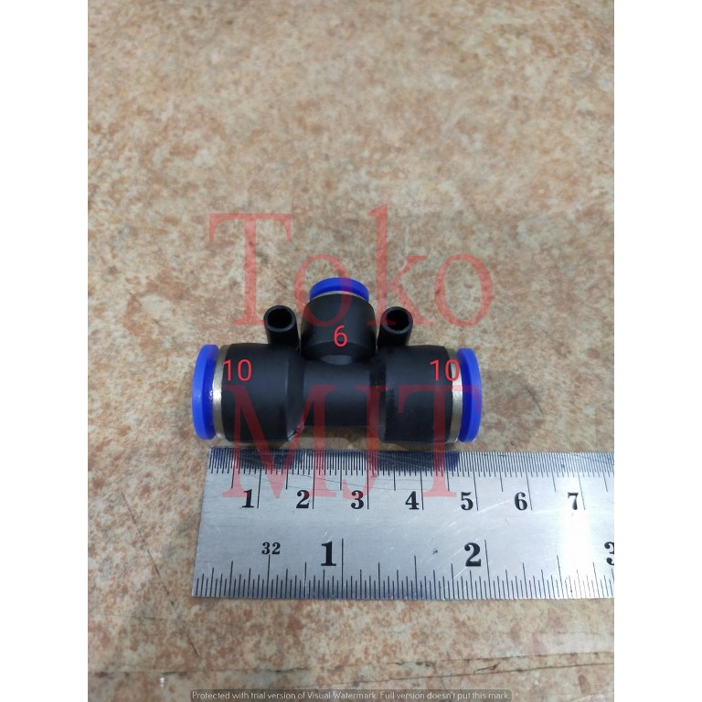 Jual Fitting Pneumatic Reducer Model T 4mm 6mm 8mm 10mm 12mm 14mm 16mm ...