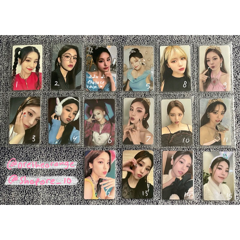 Jual Pc Photocard Yeji Ryujin Yuna Lia Itzy Official Shopee Indonesia