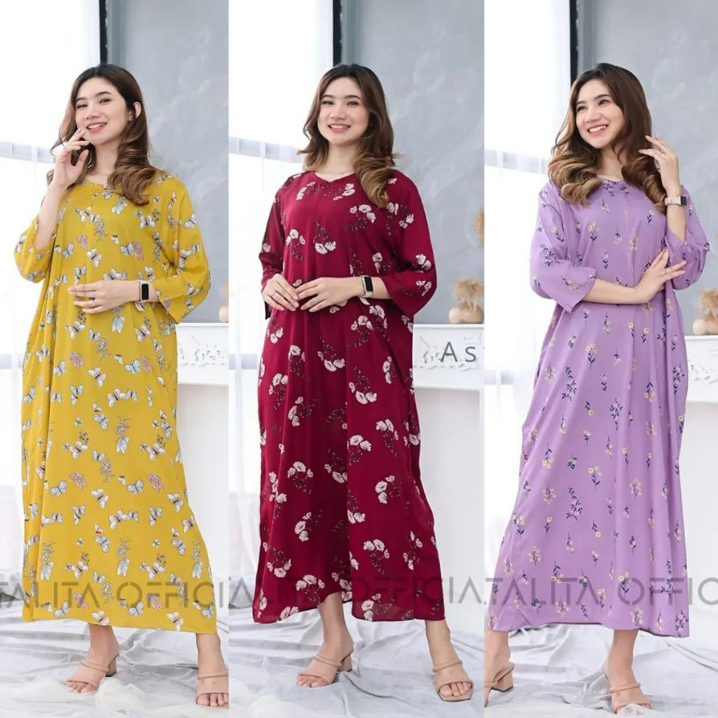 Jual Longdress Homedress Panjang Busui Baju Tidur Daster Gamis