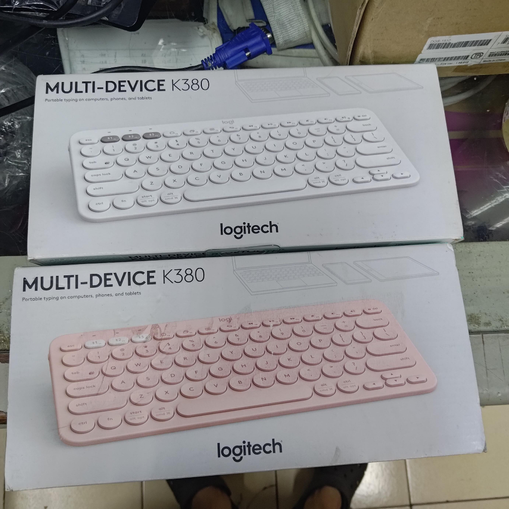 Jual Logitech K380 Keyboard Wireless Bluetooth Multi Device Shopee Indonesia 3287