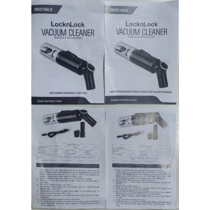 Jual LOCKnLOCK LOCK&LOCK Wireless & Rechargeable Vacuum Cleaner ...