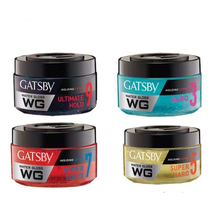 Jual Gatsby Water Gloss WG Gel Rambut 30gr 75gr 300gr | Shopee Indonesia