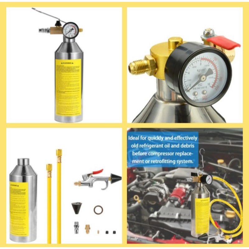 Jual Alat Flushing A/C Tool Kit Set Ac Mobil Flushing Kulkas Freezerr