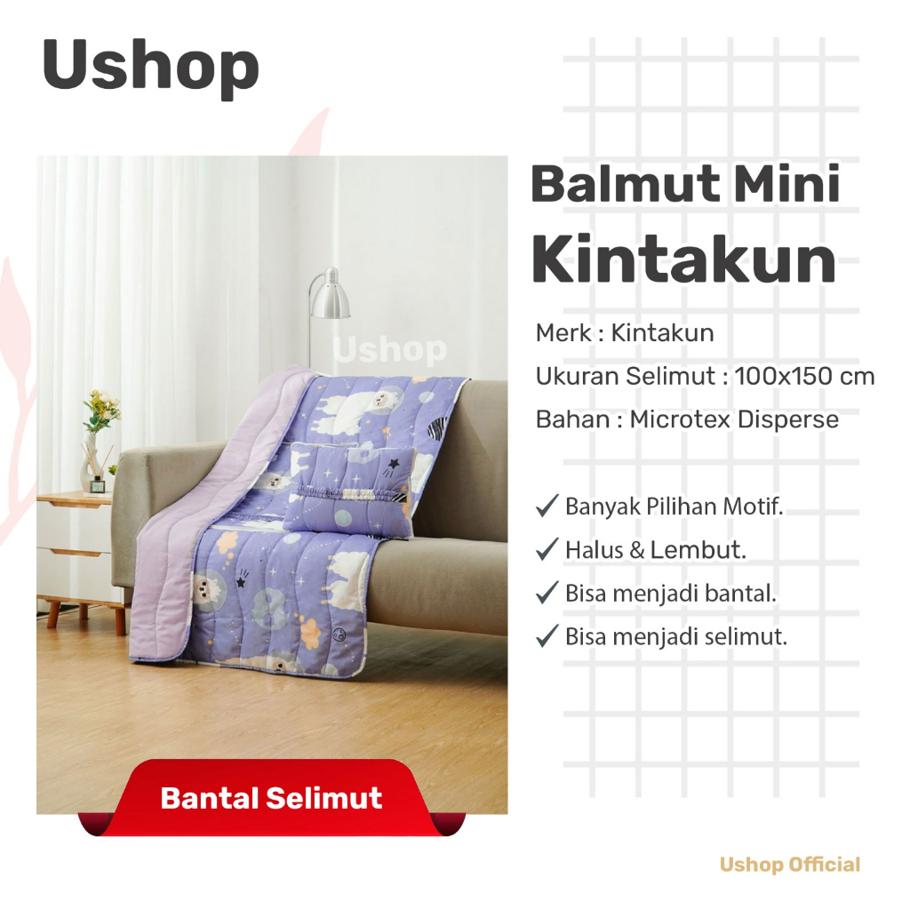 Jual Kintakun Bantal Selimut Mini 100x150 cm - Motif Ambar Andari ...