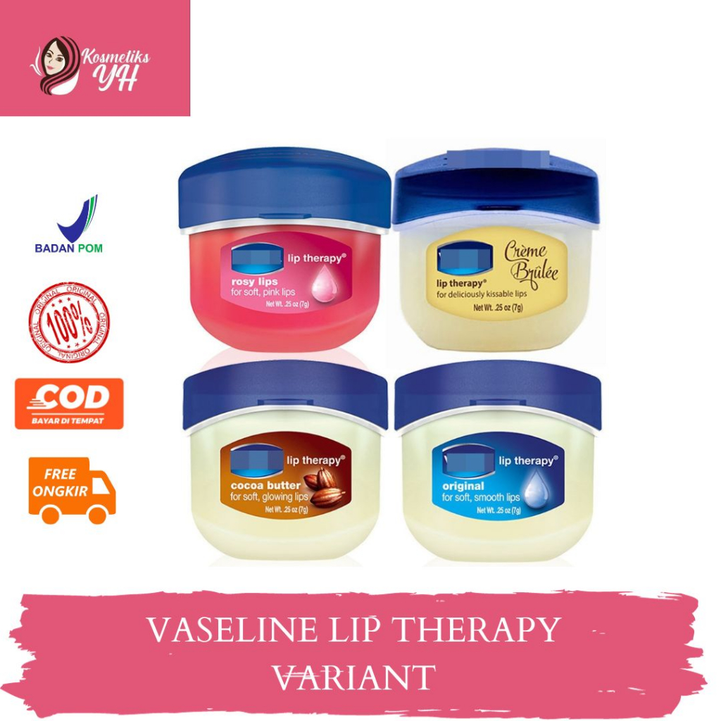 Jual VASELINE LIP THERAPY FOR SOFT LIPBALM ATAU VASELINE LIP BALM