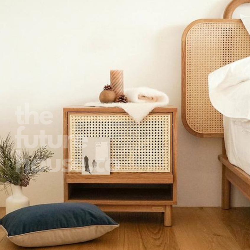 Jual ROMAN RATTAN VINTAGE BED SIDE TABLE MEJA SAMPING ROTAN NAKAS ROTAN ...